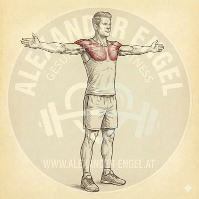 Dehnung der Brustmuskeln