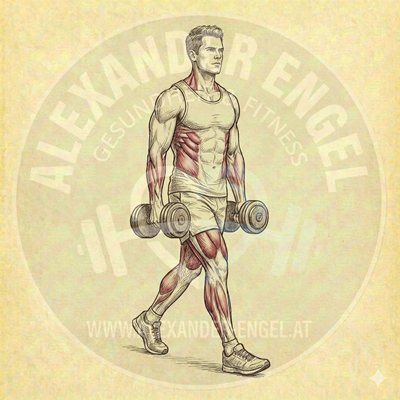 Farmer's Walk mit Gewichten