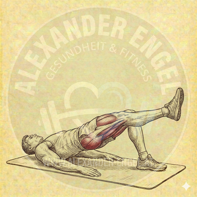 Einbeinige Gesäßbrücke