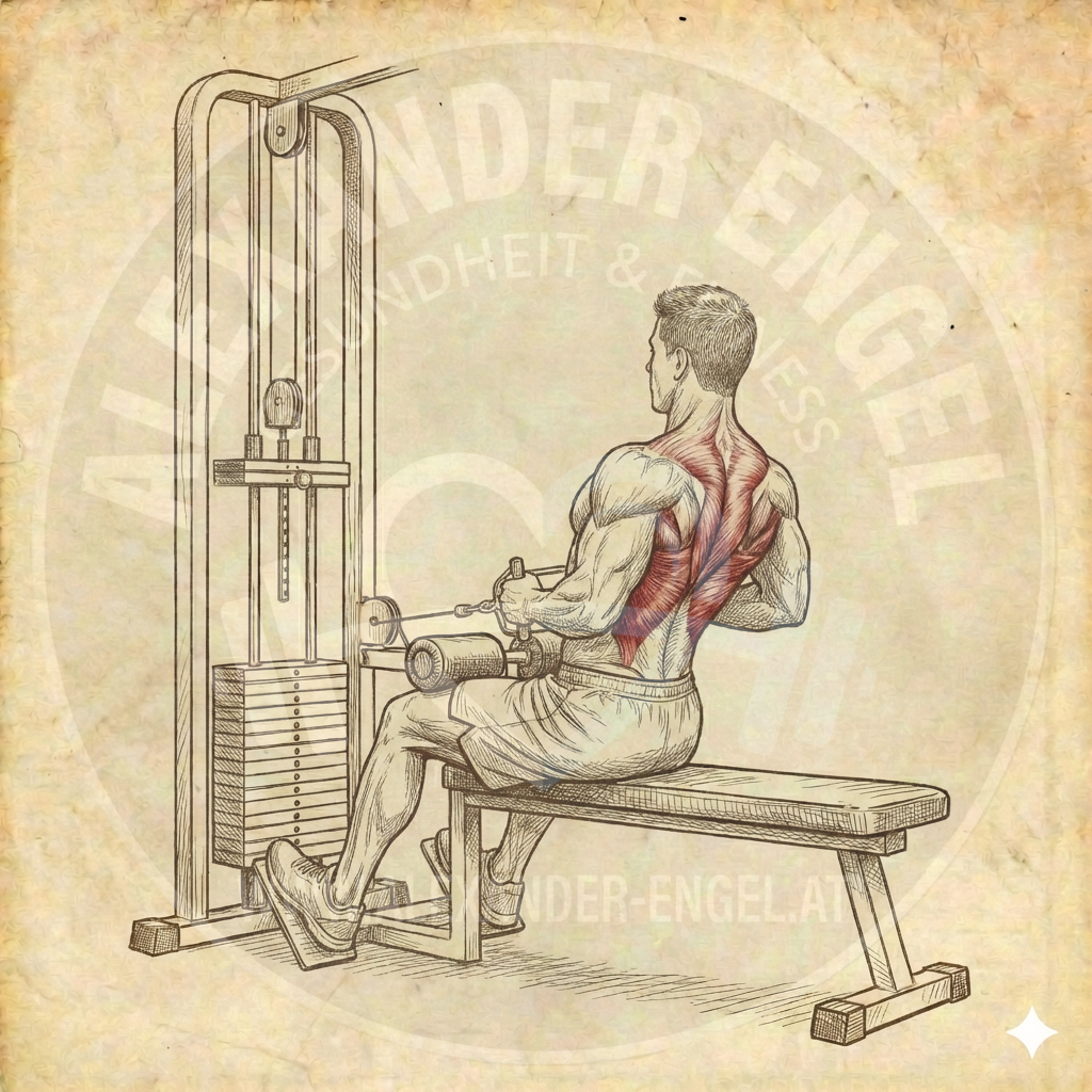 Rudern Kabelturm paralellgriff