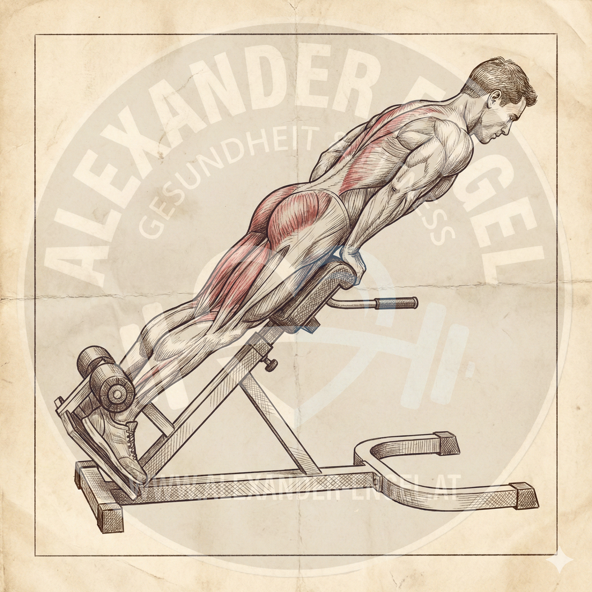 Hüftstreckung am Roman Chair