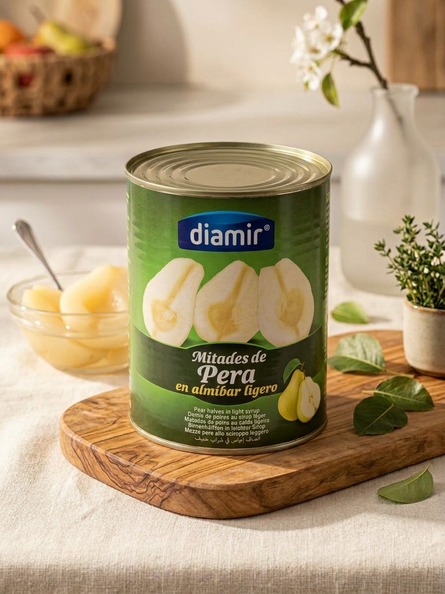 Poire au sirop léger 3/1