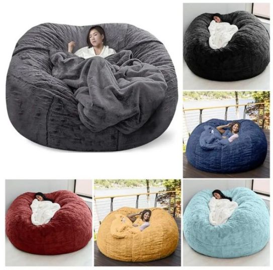 새로운 콩 가방 소파 침대 Pouf 채우지 않는 거대한 Beanbag 휴식 라운지 의자 다다미 이불 바닥 좌석 가구