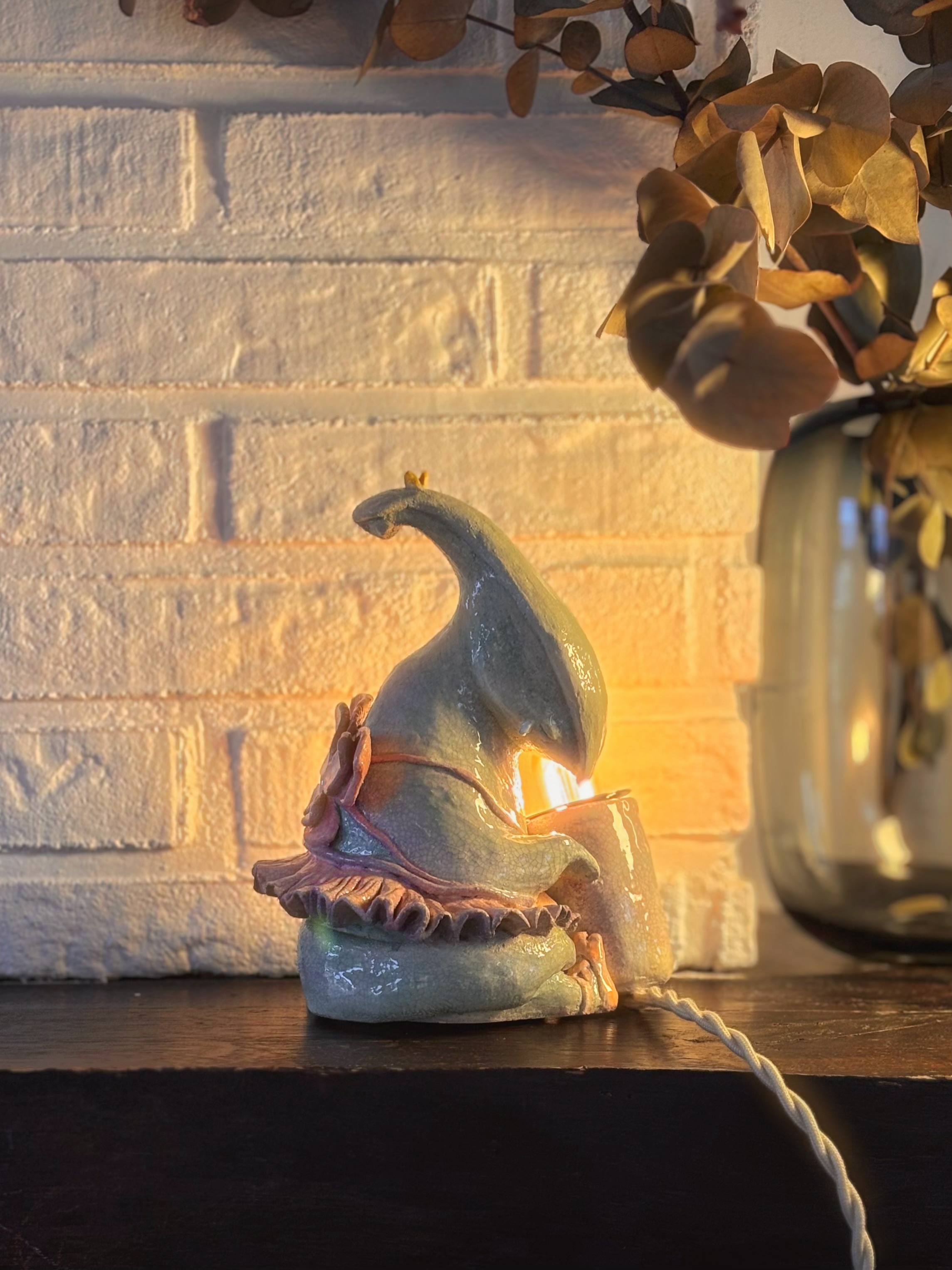 ‘La ballerina’ lamp — handmade ceramic lamp by Alisa Merenfeld