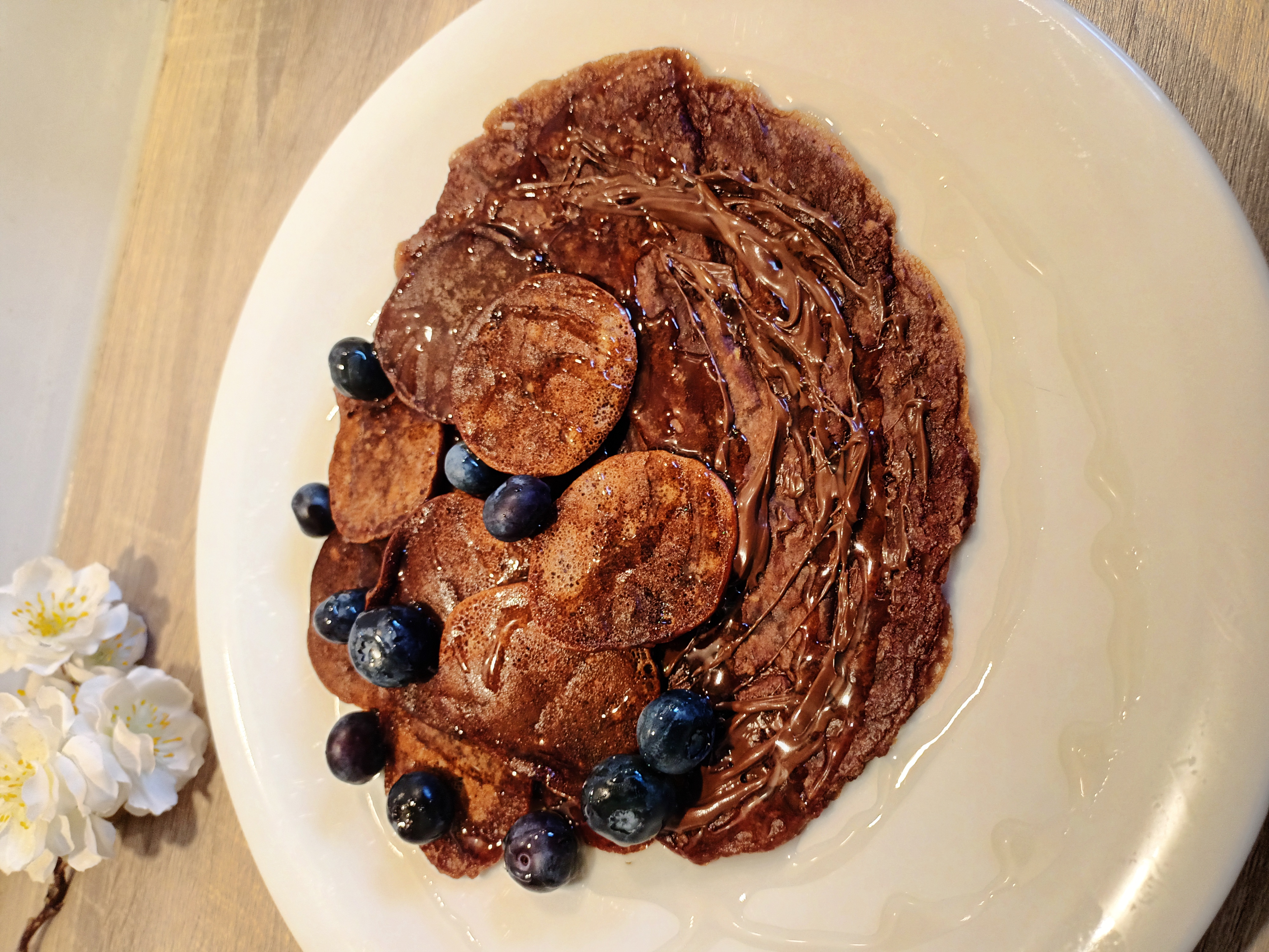 Die Perfekten Schoko-Pancakes für einen gemütlichen Samstag Morgen