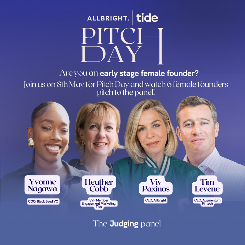 Attend AllBright x Tide Pitch Day