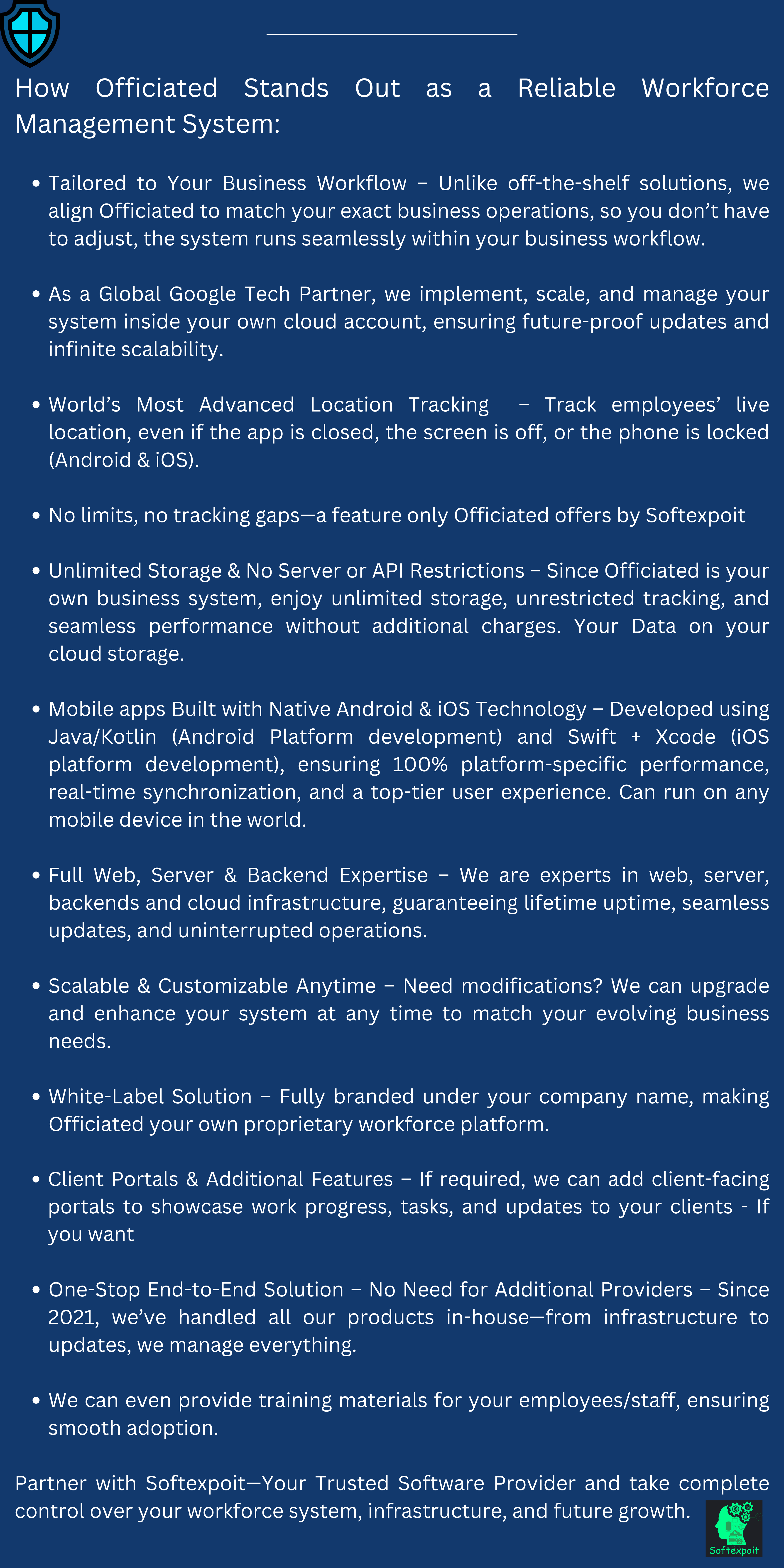 Officiated v1 : Monitor Employees Realtime Location, Track Time and Manage Documents in Real time.