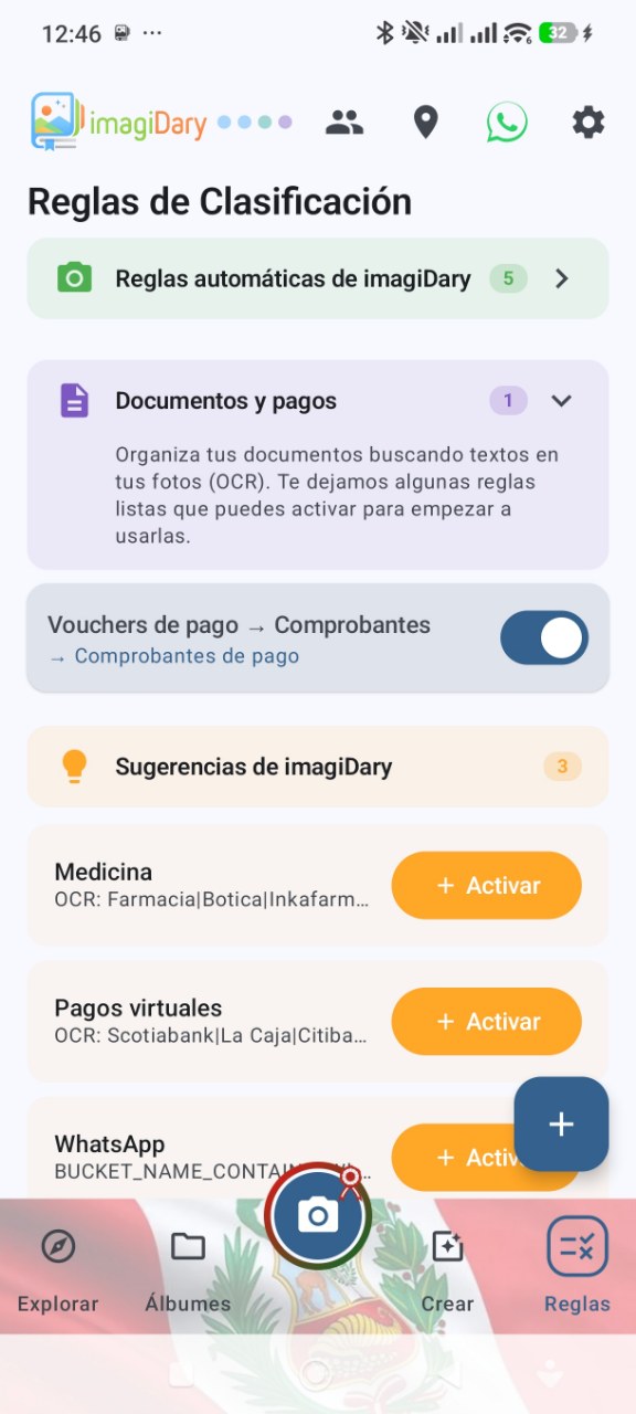 Reglas inteligentes de imagiDary
