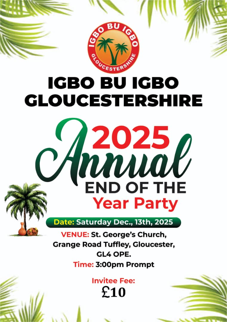 IGBO BU IGBO GLOUCESTERSHIRE 2025 ANNUAL END OF YEAR PARTY