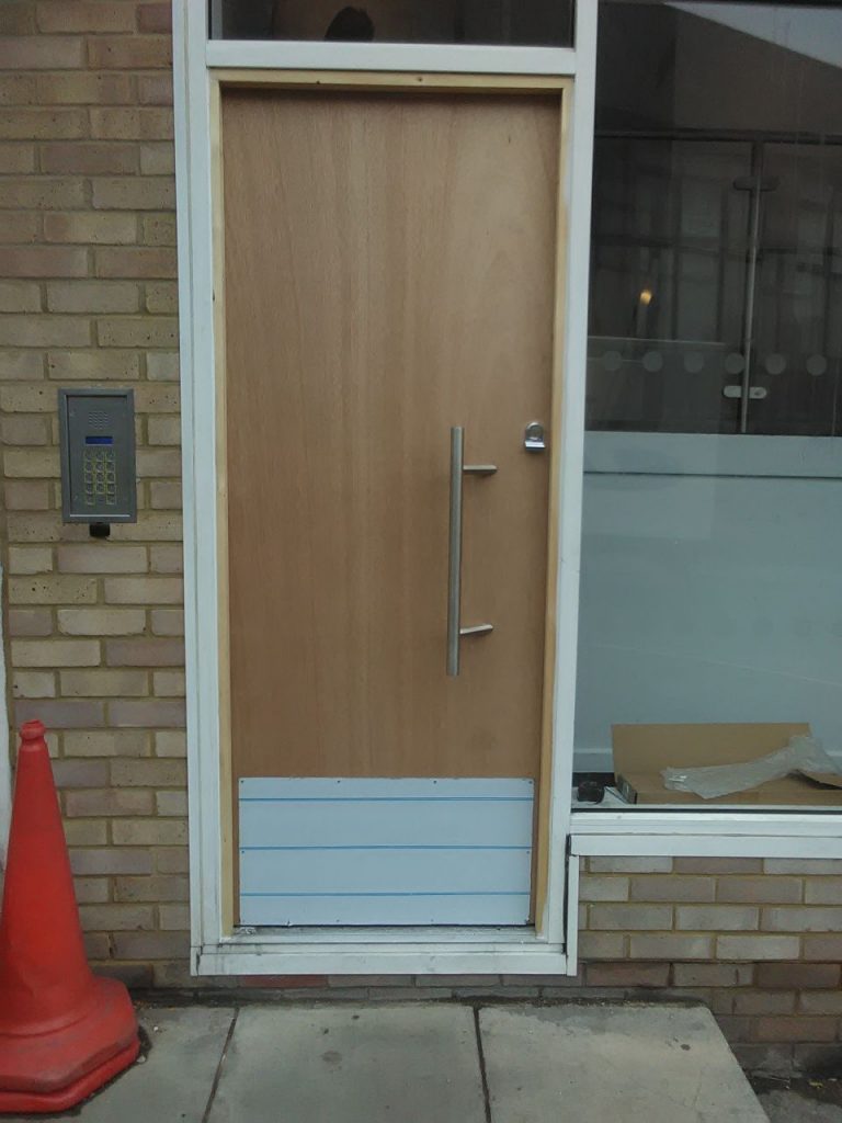 null Case study: emergency door replacement