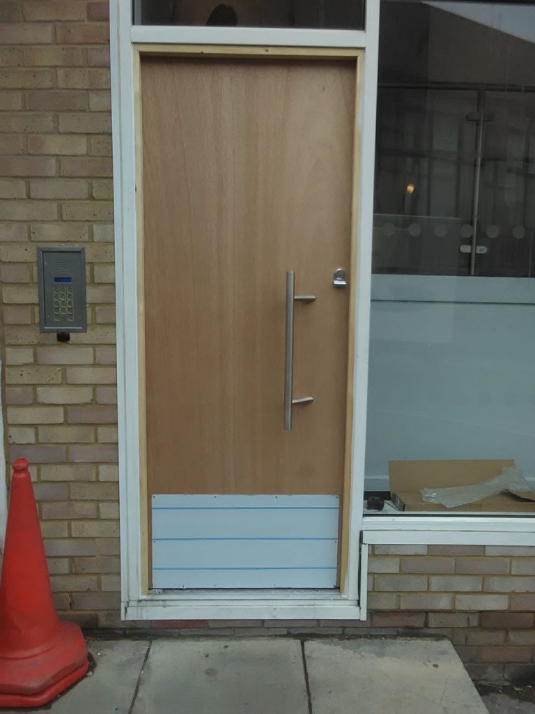 Case study: emergency door replacement