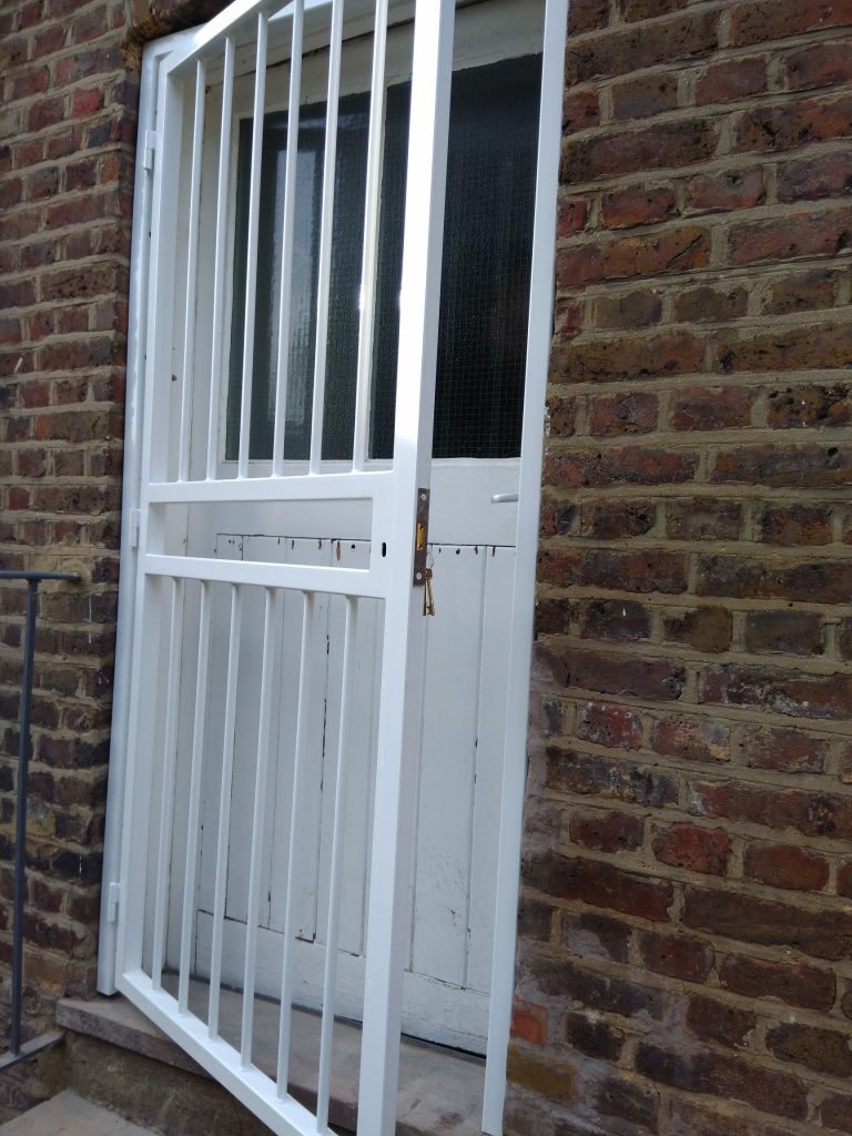 A security grill door installed by one of our locksmiths