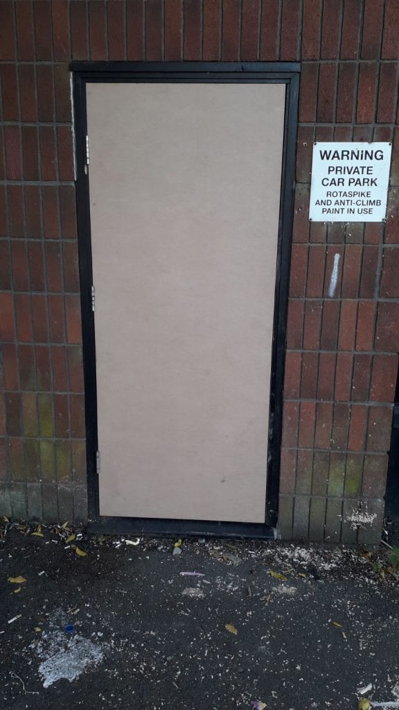 null Case study: emergency door replacement