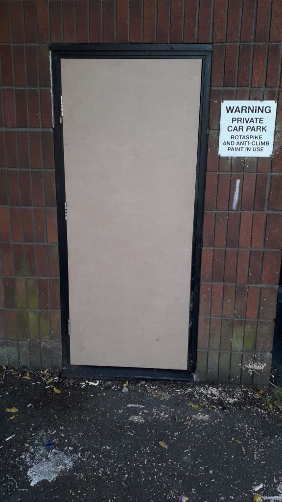 Case study: emergency door replacement