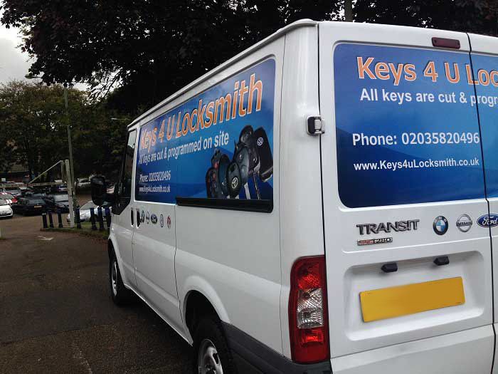 Keys4u Mobile Locksmith Van - Emergency Locksmith Service