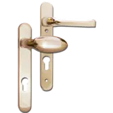 MILA Prolinea 92 Lever/Pad UPVC Furniture - 220mm Backplate