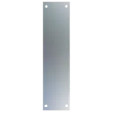 ASEC Finger Plate 75mm Width x 1.2mm Depth (SAA) Satin Anodised Aluminium