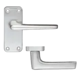 ZOO Lever Handle On Latch Backplate