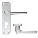 ZOO Lever Handle On Euro Lock Backplate