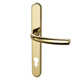 HOPPE Arrone Suited Lever/Lever Handle 240mm Backplate With 92mm Centres AR7550/3492