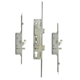 LOCKMASTER Lever Operated Latch & Deadbolt Twin Spindle - 2 Hook 2 Anti-Lift 2 Roller