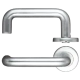 ZOO Return To Door Handle 19mm Lever On Round Rose