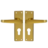 ASEC Victorian Plate Mounted Lever Furniture