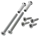 HOPPE Bolt Through M4 60mm Furniture Fixing Pack