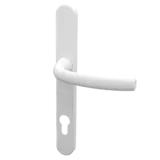 HOPPE Arrone Suited Lever/Lever Handle 240mm Backplate With 92mm Centres AR7550/3492