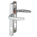 HOPPE Atlanta 92PZ Euro Profile Lever/Lever Handle On 30mm Narrow Backplate M1530M/3841N