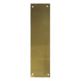 ASEC Finger Plate 75mm Width x 1.2mm Depth (PB) Polished Brass