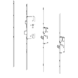 ROTO C600 45mm Backset Latch & Deadbolt Keywind With 2 Hooks 776654