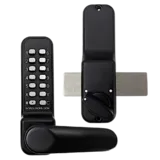 BORG LOCKS BL4305 ECP Marine Grade Black Digital Lock With Rim Deadbolt
