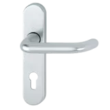 HOPPE Paris 72PZ Euro Profile Lever Handle On Short Backplate 138S/2600