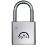 SQUIRE HEB50 Open Shackle Padlock Body To Accept 40mm (30/10) Half Euro Cylinder