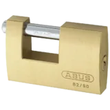 ABUS 82 Series Brass Sliding Shackle Shutter Padlock