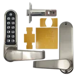 BORG LOCKS BL5701 ECP FT Digital Lock With 60mm Tubular latch & Key Override Fire Rated BSEN1634-1