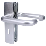 ZOO Return To Door Lever Handle On Lever Lock Backplate FD30/60