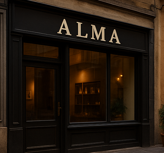 Frente del local Alma – Tienda Holística