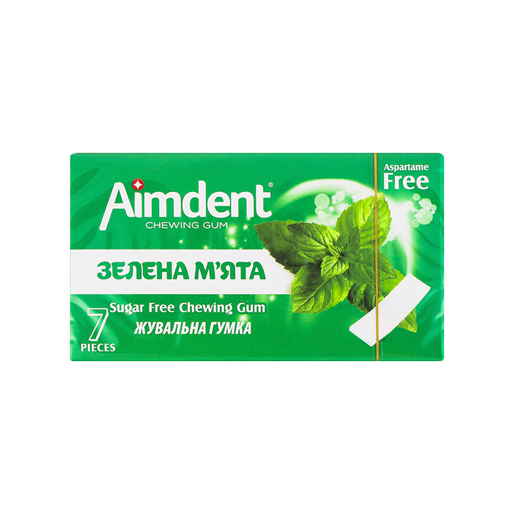 Жуйка М'ята без цукру