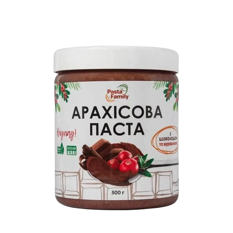 Арахісова Паста Шоколад Журавлина