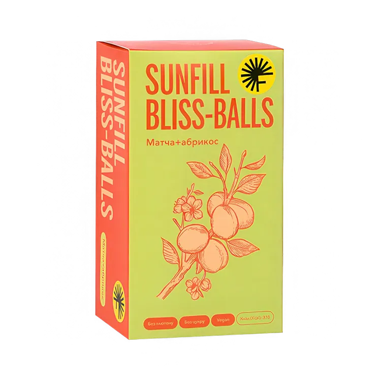 Цукерки Bliss-Balls Матча Абрикос