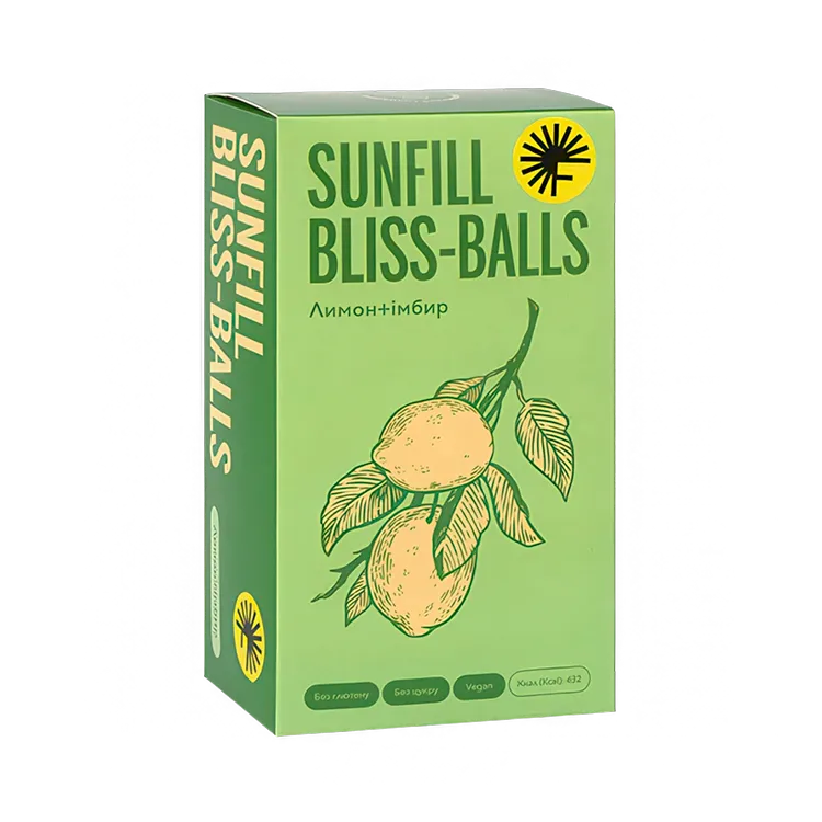 Цукерки Bliss-Balls Лимон Імбир