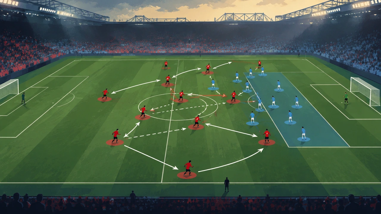 Tactical context: conceptual illustration accompanying Manchester derby preview: City arrive fresher, United arrive with more questions