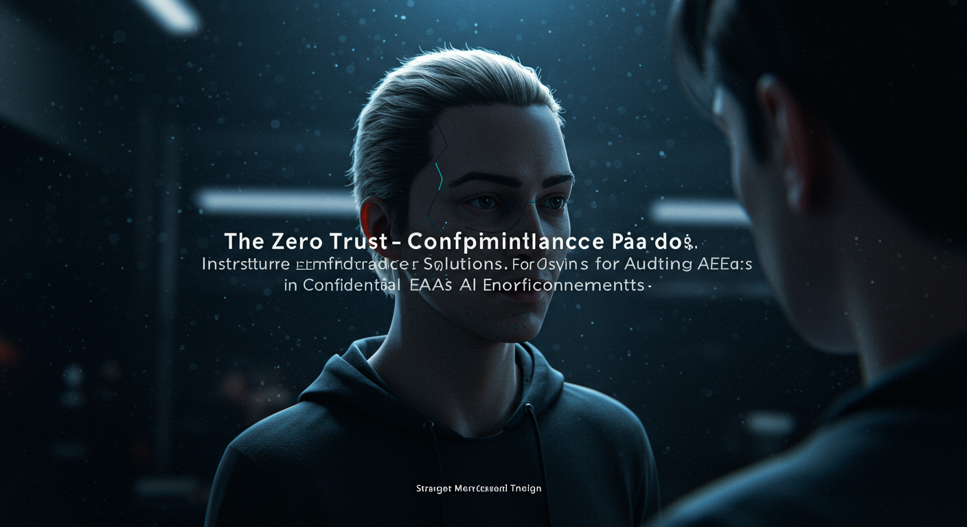 The Zero-Trust Compliance Paradox: Infrastructure Solutions for Auditing AEAs in Confidential AI Environments