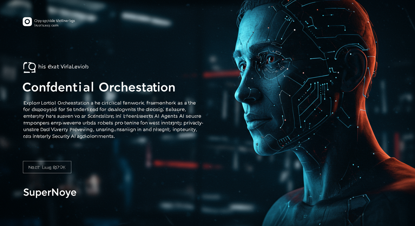 Confidential Orchestration: The Enterprise Blueprint for Secure Decentralized AI Agent Deployments