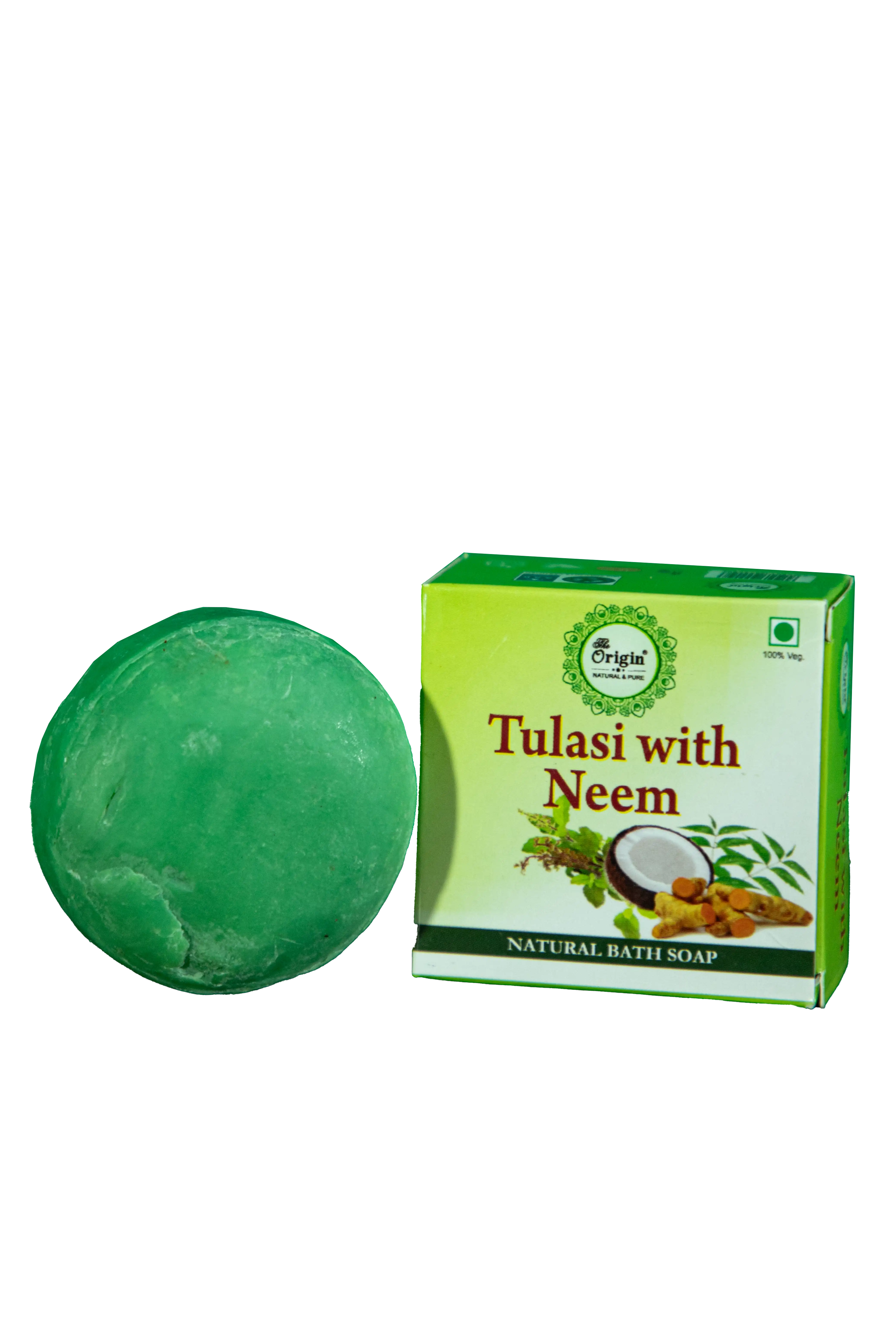 Tulasi with neem soap 100gm (pack of 8)