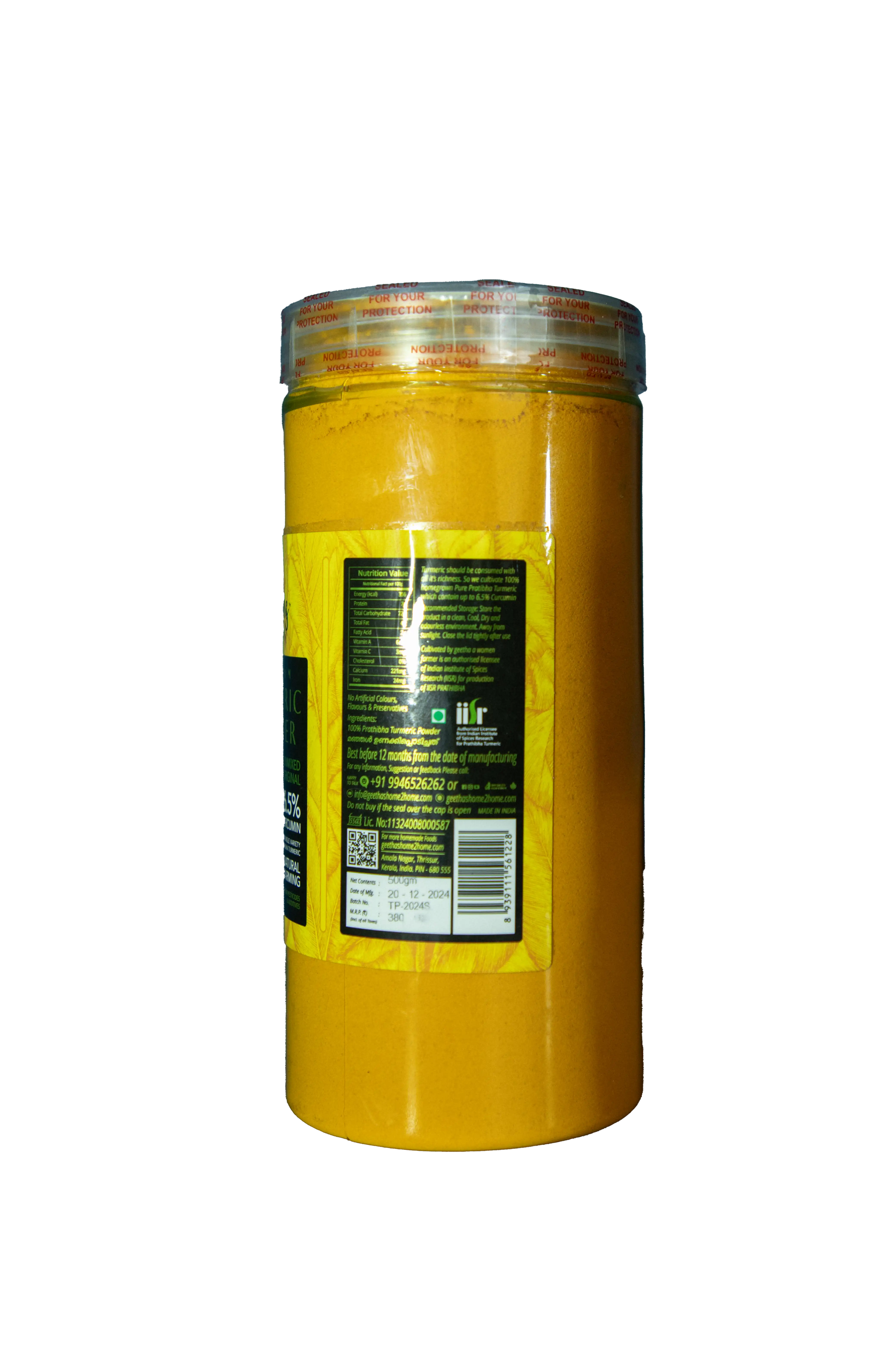 Geetha's Natural Turmeric Powder 500gm  thumbnail 2
