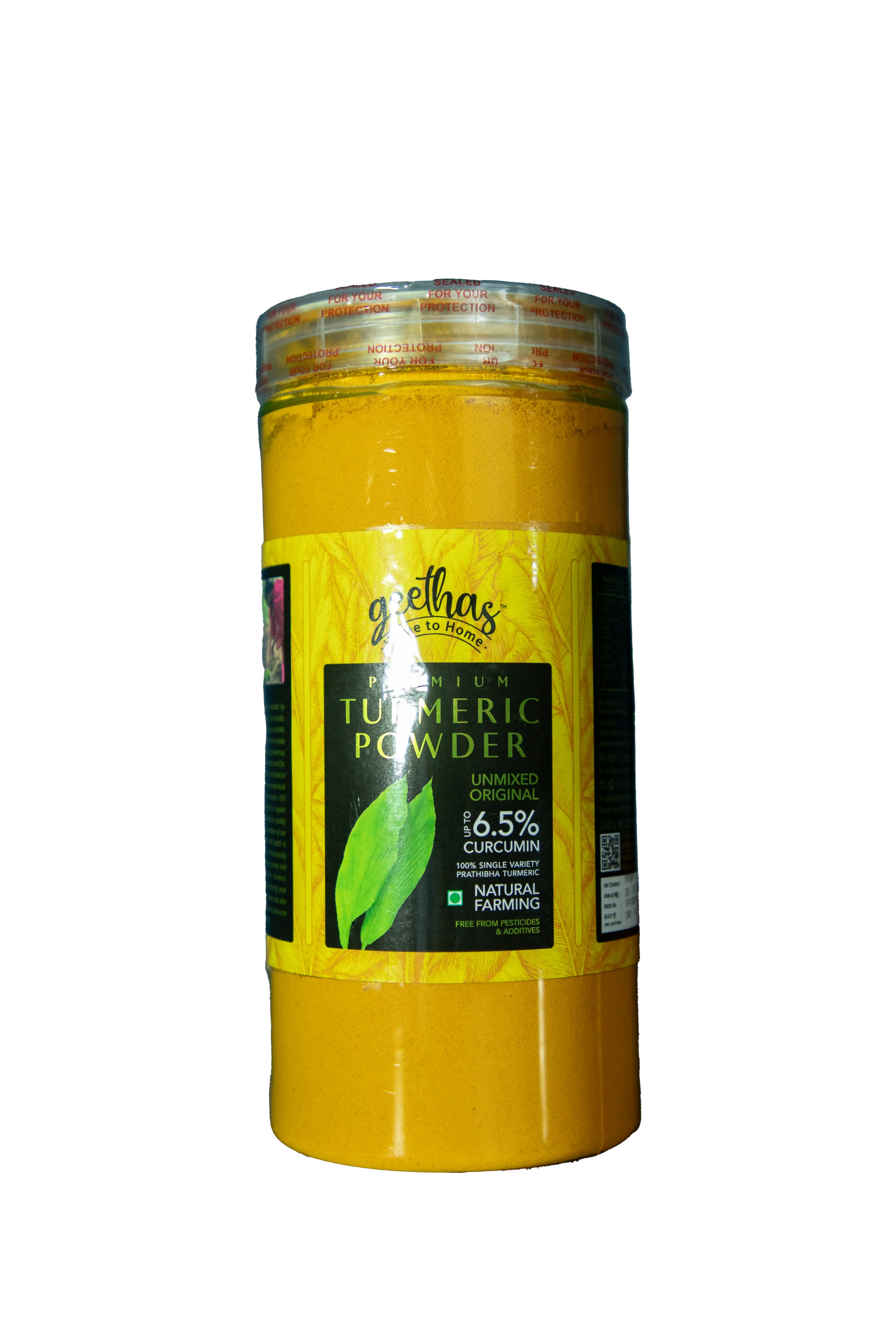 Geetha's Natural Turmeric Powder 500gm  thumbnail 3