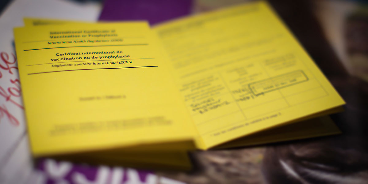 yellow fever certificate
